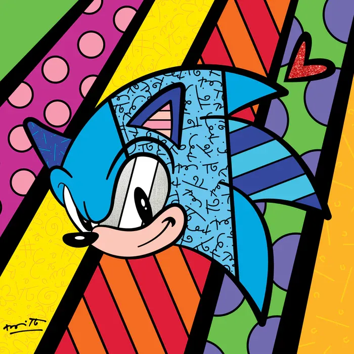 Sonic Speeds Into The Art World